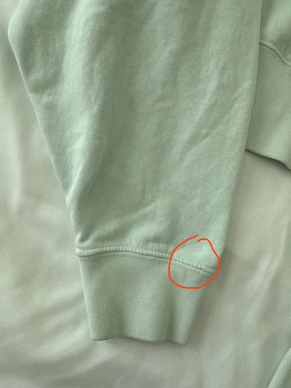 Nike Mint Green Cropped Sweatshirt